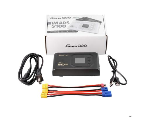 Gens Ace iMars S100 G-Tech AC Balance RC Battery Charger GEAS100-EB