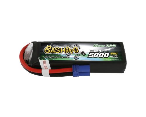 Gens ace Bashing Series 5000mAh 11.1V 3S1P 60C Lipo Batterij - EC5 stekker