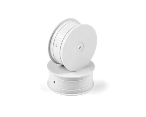 HUDY 1/10 OFF-ROAD WHEEL - 4WD - FRONT - WHITE (2) HUDY