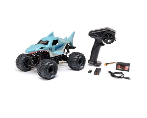 Losi 1/18 Mini LMT Megalodon 2S 4X4 RTR Brushed Monster Truck