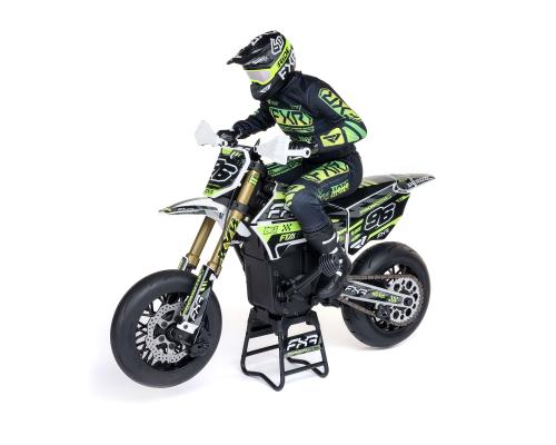 Losi 1/4 Promoto-SM FXR Supermoto Motorcycle RTR Wit Basic zonder accu en lader LOS-2272 (zomer deals)
