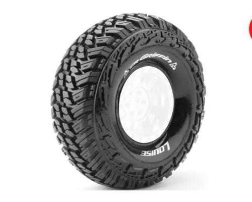 Louise RC - CR-GRIFFIN - 1-10 Crawler Tires - Super Soft - for 1.9 Wheels - L-T3230VI