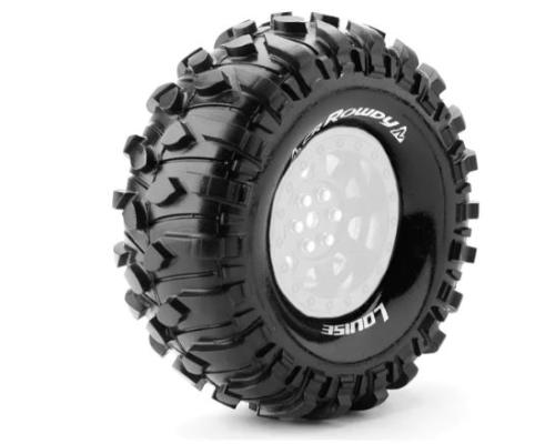 Louise RC - CR-ROWDY - 1-10 Crawler Tires - Super Soft - for 1.9 Wheels - L-T3233VI