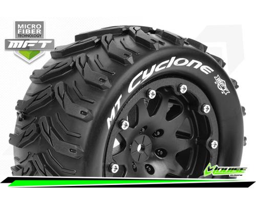 Louise RC - MFT - MT-CYCLONE - 1-10 Monster Truck Tire Set 0 offset