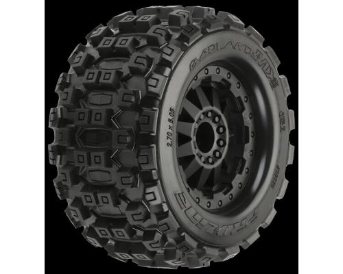 PR10125-15 Proline Badlands Mx28 2.8\" Mtd F-11 Black (2) Elect Rear