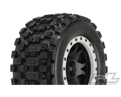 PR10131-13 Badlands MX43 Pro-Loc All Terrain Tires Mounted for X-MAXX Front or Rear