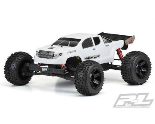 PR3526-15 Pre-Cut Brute Bash Armour (wit) body voor ARRMA Outcast & Notorious