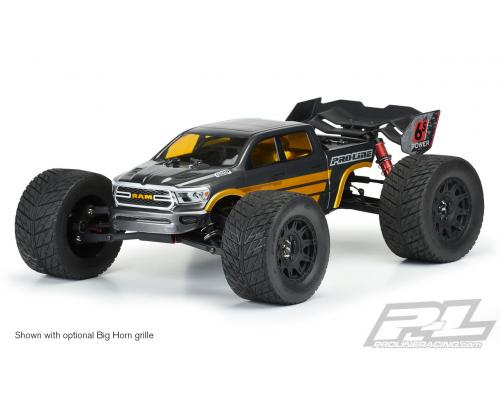 PR3534-17 Pre-Cut 2020 Ram Rebel 1500 Clear Body voor ARRMA Kraton 6S