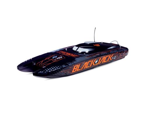 Blackjack 42\" 8S Brushless Catamaran Zwart RTR PRB08043T1