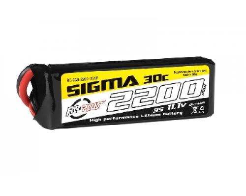RC Plus - Li-Po Batterypack - Sigma 30C - 2200 mAh - 3S1P - 11.1V - XT-60