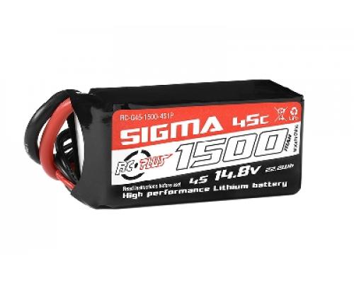 RC Plus - Li-Po Batterypack - Sigma 45C - 1500 mAh - 4S1P - 14.8V - XT-60