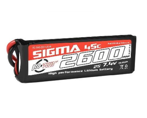 RC Plus - Li-Po Batterypack - Sigma 45C - 2600 mAh - 2S1P - 7.4V - XT-60