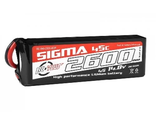 RC Plus - Li-Po Batterypack - Sigma 45C - 2600 mAh - 4S1P - 14.8V - XT-60