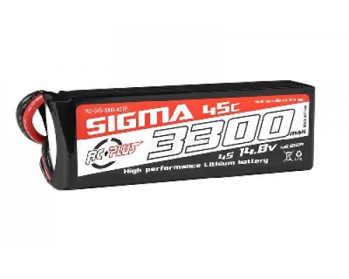 RC Plus - Li-Po Batterypack - Sigma 45C - 3300 mAh - 4S1P - 14.8V - XT-60