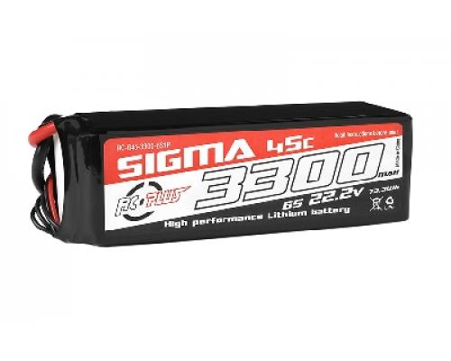 RC Plus - Li-Po Batterypack - Sigma 45C - 3300 mAh - 6S1P - 22.2V - XT-60