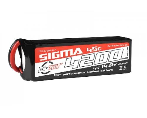 RC Plus - Li-Po Batterypack - Sigma 45C - 4200 mAh - 4S1P - 14.8V - XT-60