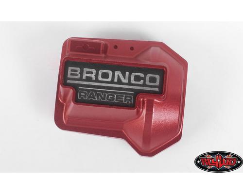 RC4WD Aluminium Diff Cover voor Traxxas TRX-4 \'79 Bronco Ranger XLT (rood)