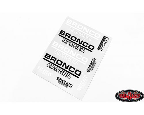 RC4WD Bodystickers voor Traxxas TRX-4 \'79 Bronco Ranger XLT (Style A)