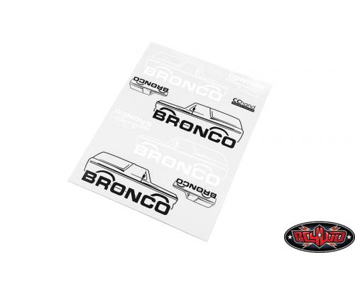 RC4WD Bodystickers voor Traxxas TRX-4 \'79 Bronco Ranger XLT (Style B)