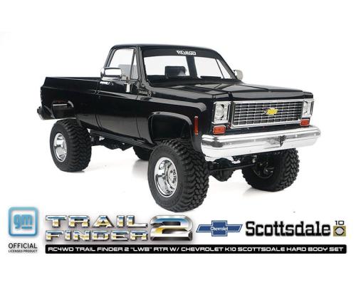 RC4WD Trail Finder 2 LWB RTR zwart BLK25