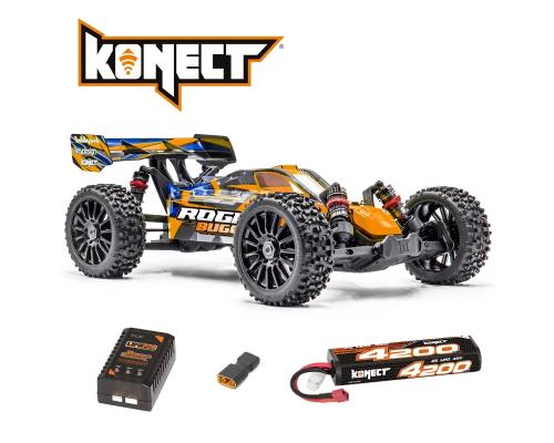 ROGUE Buggy 1/8th Brushless Oranje PACK accu\'s en lader
