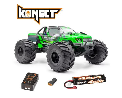 ROGUE TERRA borstelloze SPORT groen - PACK accu\'s en lader