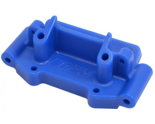 RPM73755 Blue Front Bulkhead for most Traxxas 1:10 scale 2wd Veh