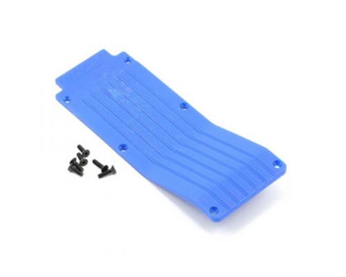 RPM80145 T-Maxx & E-Maxx Center Skid / Wear Plate (Blue)