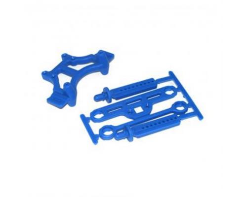 RPM80165 T-Maxx & E-Maxx Shock Tower & Body Mounts � Blue