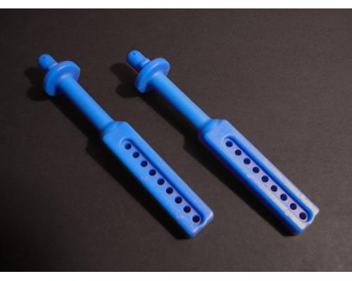 RPM80175 T/E-Maxx Long Body Mounts, Blue