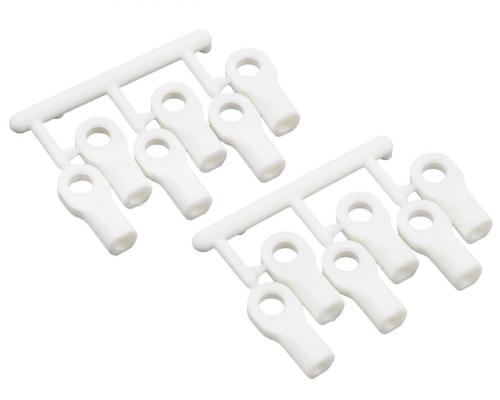 RPM80471 Traxxas Short Rod Ends, Dyeable White