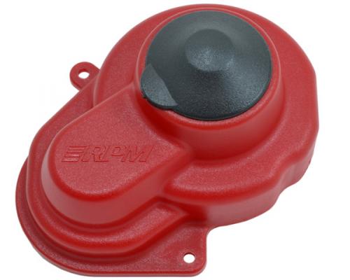 RPM80529 Red Sealed Gear Cover for the Traxxas e-Rustler