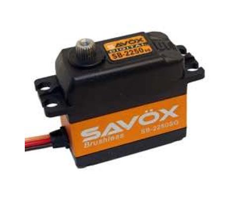 Savox Savox SB-2250SG Reuze Torque 6.0V borstelloze Stalen Tandw