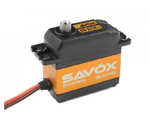 Savox SB-2274SG Servo - Digital - High Voltage - Brushless Motor - Staal tandwielen