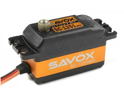 Savox SC-1251MG Laag Profiel High Speed Metalen Tandwiel D