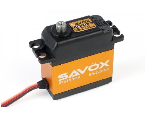 Savox Savox SB-2231SG Monster Torque borstelloze Grote Stalen Ta