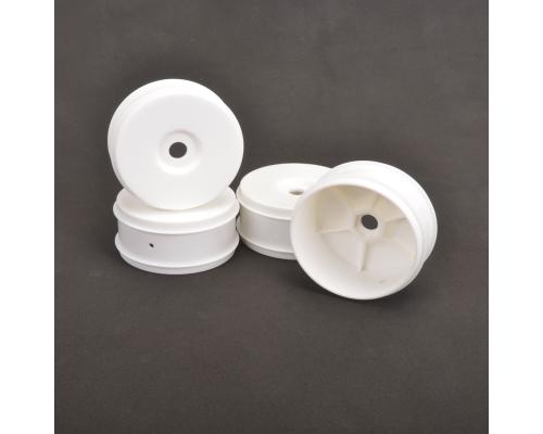 Schumacher WHEEL 1/8TH - WHITE DISH V2 - PK4