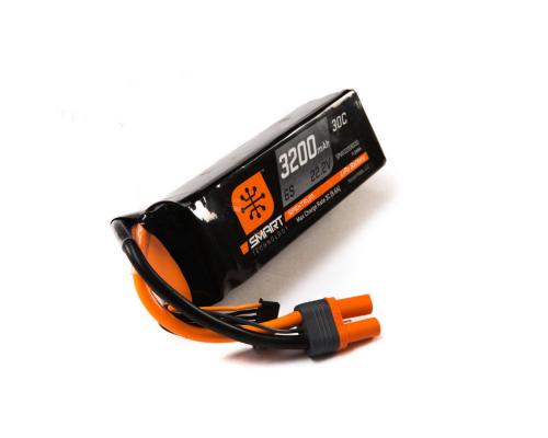3200mAh 6S 30C 22.2V Smart LiPo Battery, IC5 (SPMX32006S30)