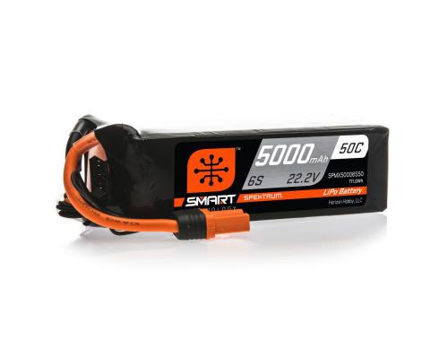 5000mAh 22.2V 6S 50C Smart LiPo Battery, IC5 (SPMX50006S50)