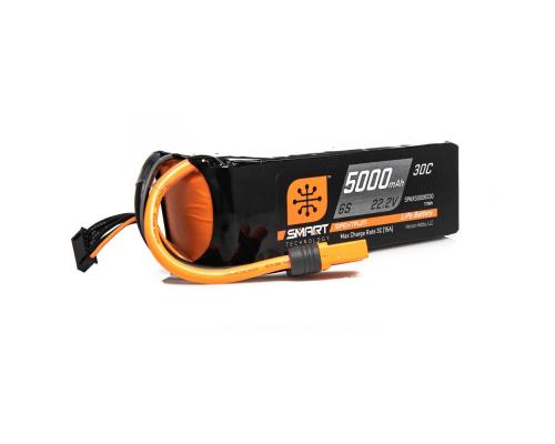 5000mah 6S 22.2V Smart LiPo 30C; IC5 (SPMX50006S30)