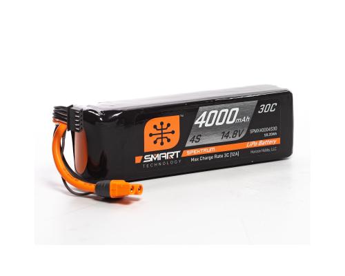 Spektrum SPMX40004S30 4000 mAh 4S 14,8 V Smart LiPo-batterij 30C, IC3