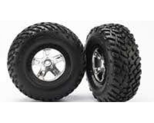 Traxxas TRX5873X Banden & velgen, gemonteerd, gelijmd (SCT gesat