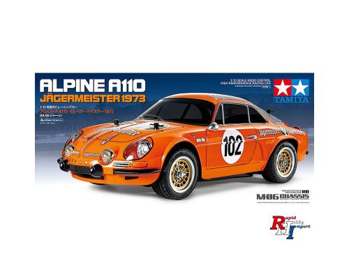 Tamiya 1/10 R/C Alpine A110 Jagermeister T58708