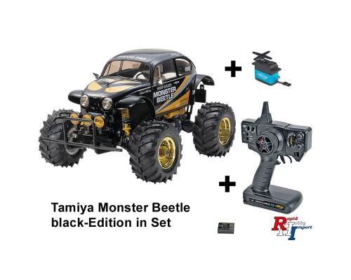 Tamiya T47419-S 1/10 RC Monster Beetle black Edition