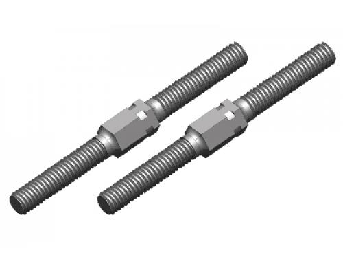 C-00180-129 Turnbuckle - M3 - 35mm - Steel - 2 pcs