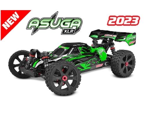 Team Corally - ASUGA XLR 6S - RTR - Groen - Brushless Power 6S - Geen batterij - Geen oplader C-00288-G