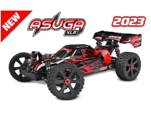 Team Corally - ASUGA XLR 6S - RTR - Rood - Brushless Power 6S - Geen batterij - Geen oplader C-00288-R