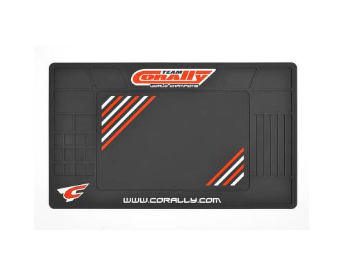 Team Corally - Pit Mat XL - Rubber - 85x50 cm - 5mm dik