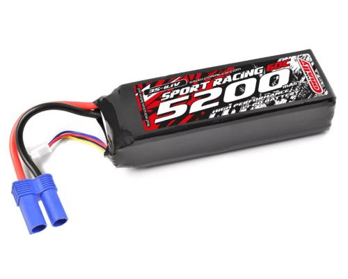 Team Corally - Power Racing 60C - 5200MAH - 3S - 11,1V - EC-5 - Semi-Soft Case - C-49231-EC5