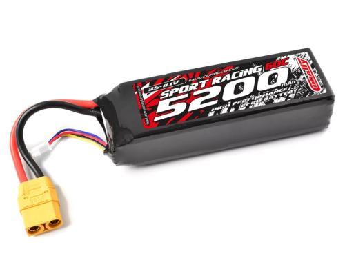 Team Corally - Power Racing 60C - 5200MAH - 3S - 11,1V - XT-90 - Semi-Soft Case - C-49231-X